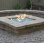 belgard fire pit and wall