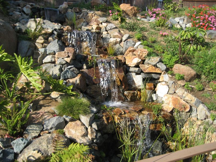 waterfall landscaping