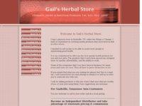 Gail's Herbal Store Website
