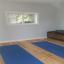 Our cozy yoga room