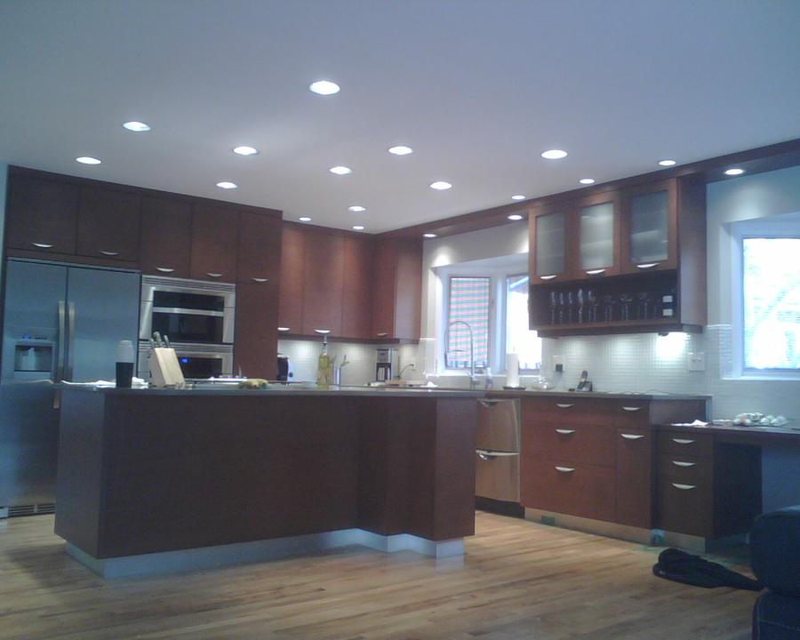 Custom kitchen electrical and lighting