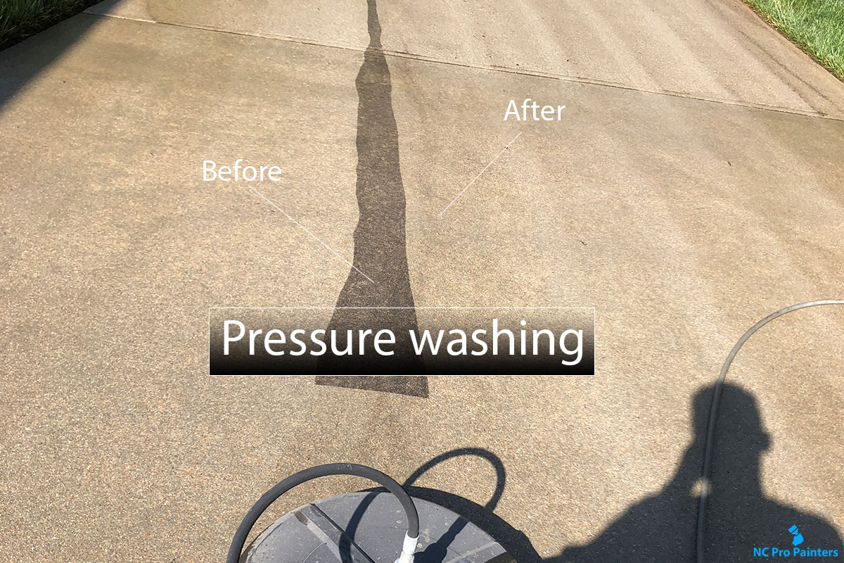 pressure washing