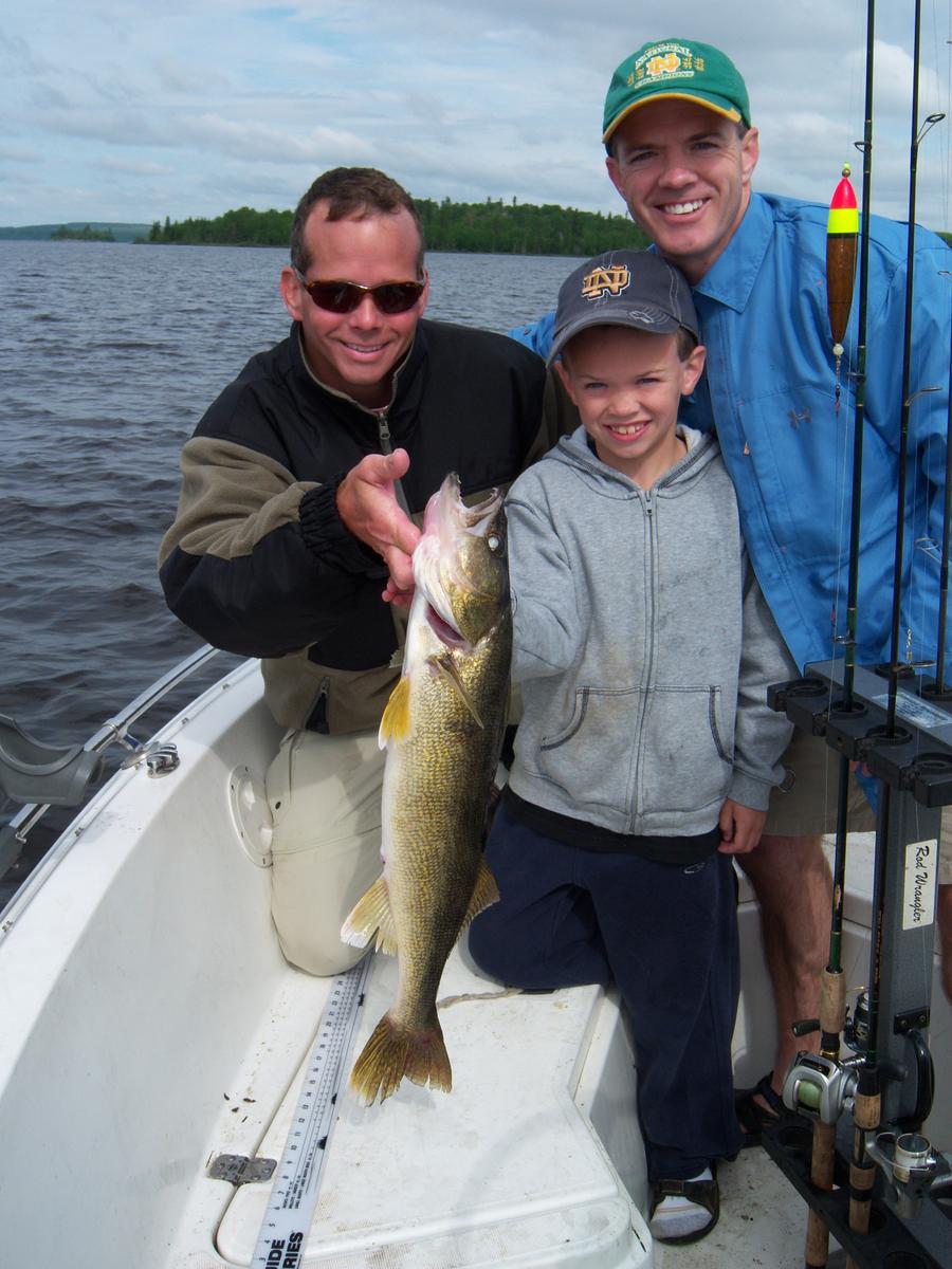 Family Walleye Fishing, Ear Falls