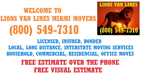 Lions Van Lines Miami Movers