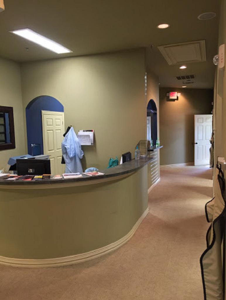 Front office at our family dentistry in Flower Mound TX