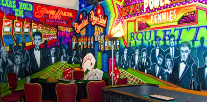 Viva Las Vegas, baby! Our wide range of backdrops and props make it easy fo