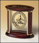 Premium rosewood skelton mantle clock