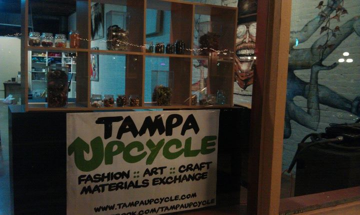 Tampa Upcycle Arts and Crafts Supplies in Tampa FL Window Display