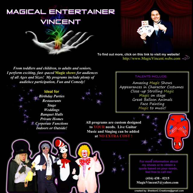 Kids Magician for Birthdays and All Events. Great Magic Shows!