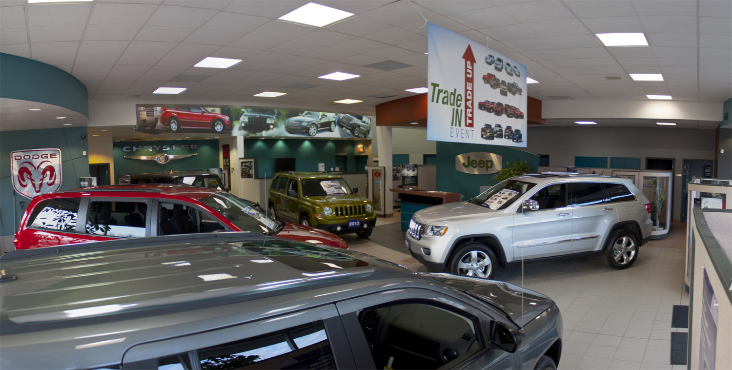 Bob Bannerman Chrysler Dodge Jeep Showroom