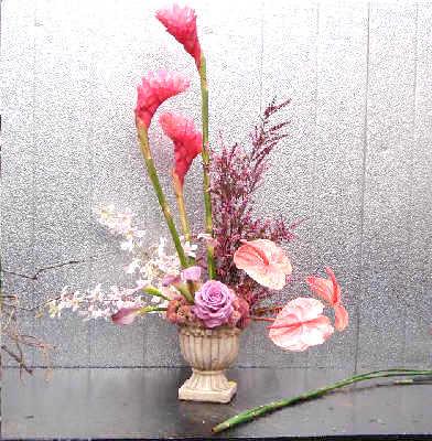A Tropical Arrangement by Vanity Fair Florist