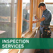 The inspection phase includes a property assessment and sampling.