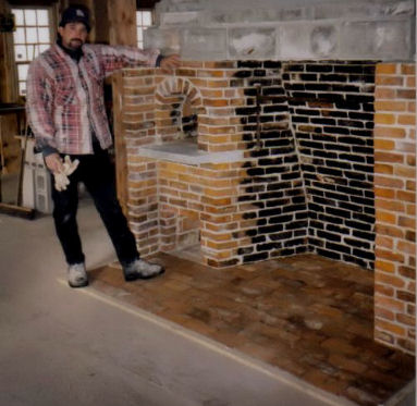 rumford fireplace build