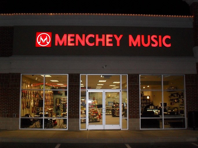 Storefront of our music shop.