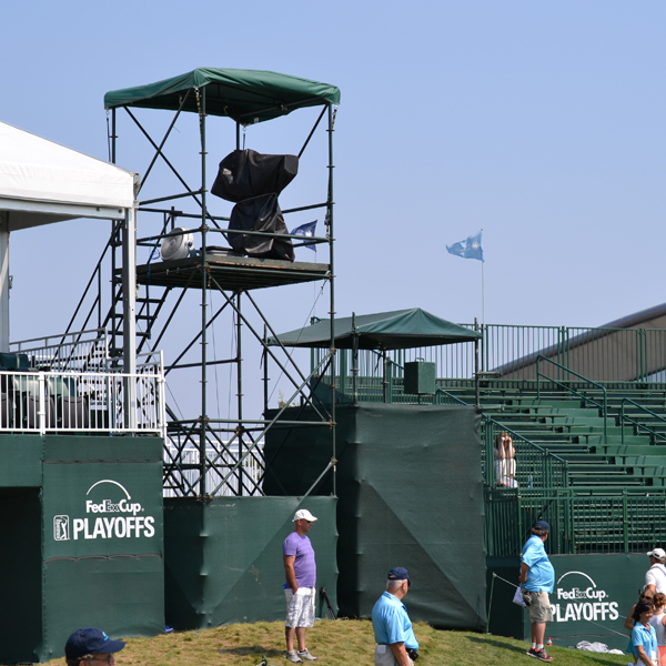 Camera Tower for CBS Sports at the 2013 Barclays Classic in Jersey City, NJ