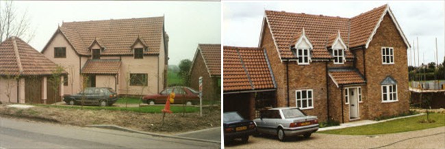 New homes constructed in Hopton Suffolk
