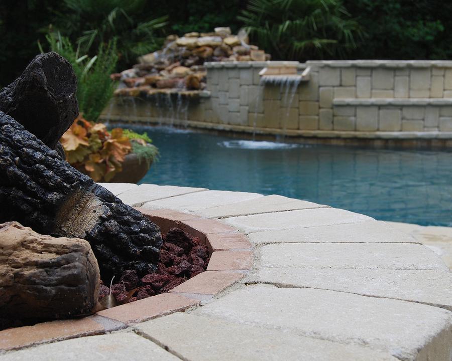 Firepits designed and built by AquaRama Pools & Spas