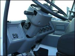 Truck Cab Interior with thermoformed plastic components