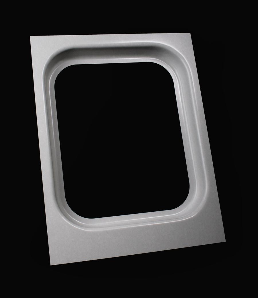 Thermoformed plastic component