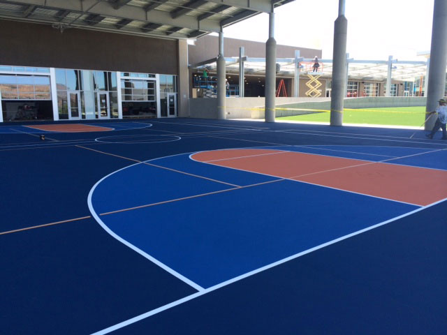Poway High School Basketball Court