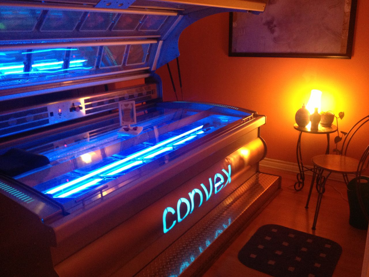 Our Luxurios Convex High Pressure Tanning Bed