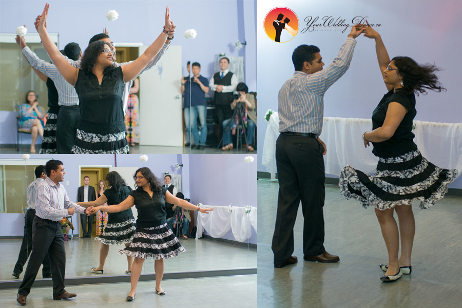 wedding first dance practice by Athavan and Vaishnavi
