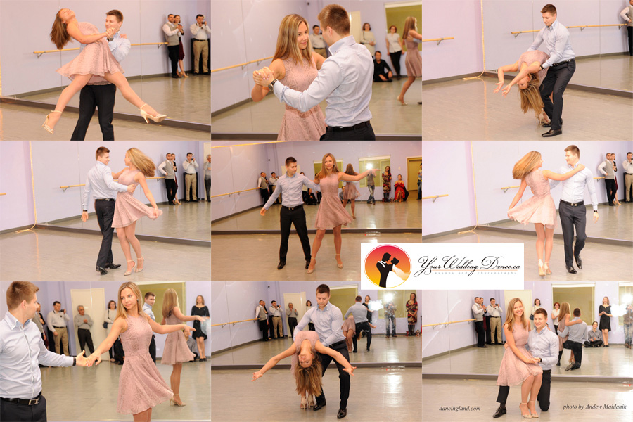 wedding dance practice by Anna and Dmitriy