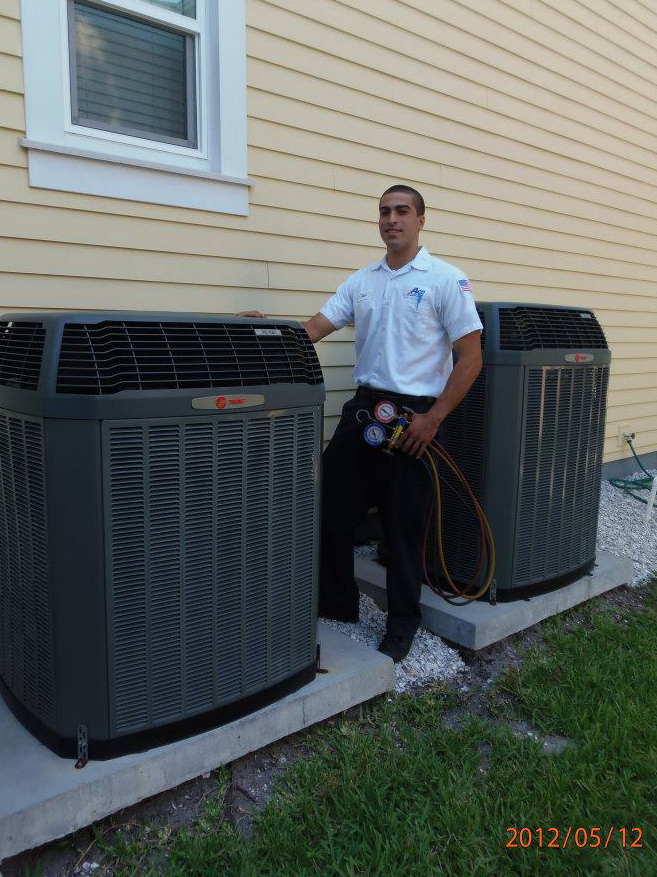 Air Conditioning system we replaced in Tampa.