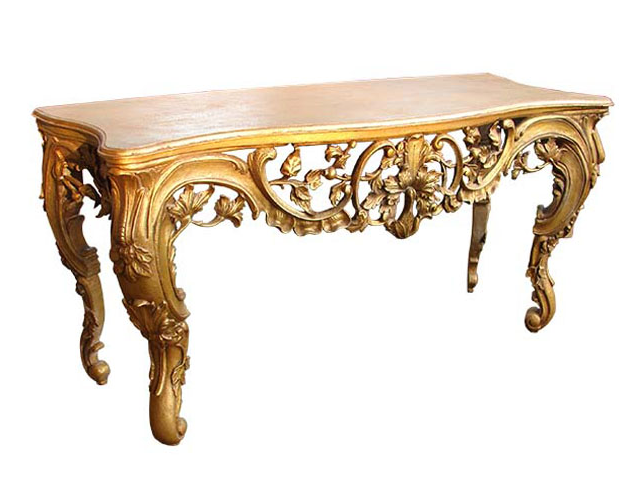 FRENCH VERSAILLES REPRODUCTION CONSOLE TABLE