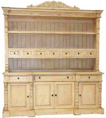 ENGLISH LARGE TRADITIONAL PAINTED DRESSER