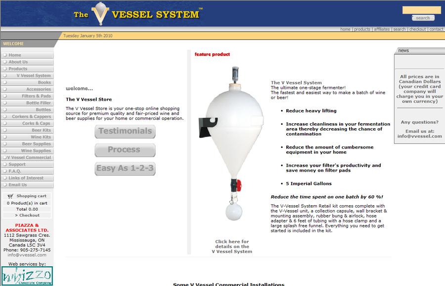 VVessel.com site