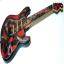 Ash Body, Snake Graphics, Maple/Rosewood Neck, Black Hardware, Lace Copperh