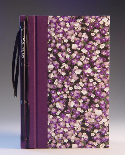 Purple Plum Blossom chopstick journal