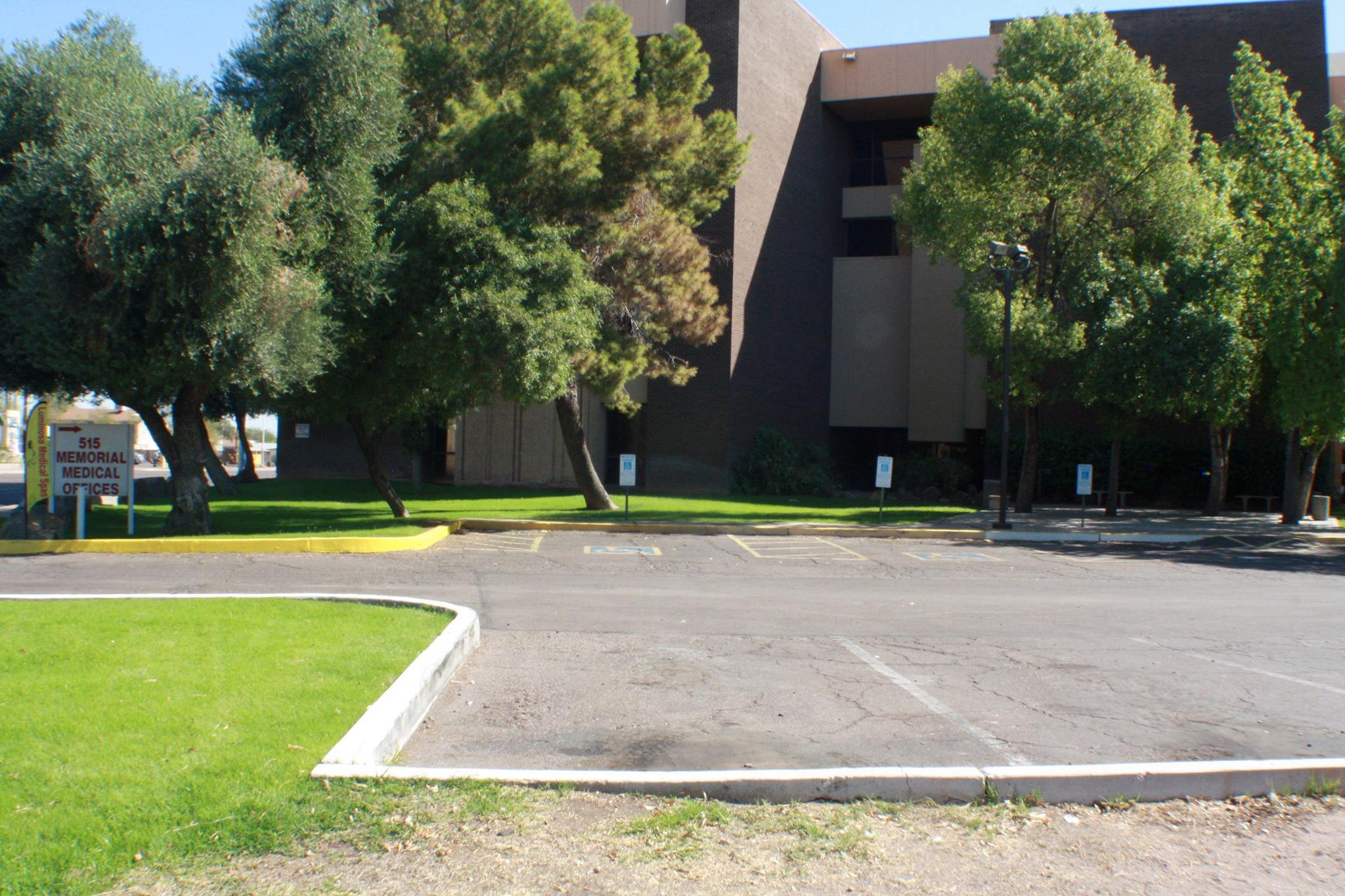 Parking Lot and Front of The Building