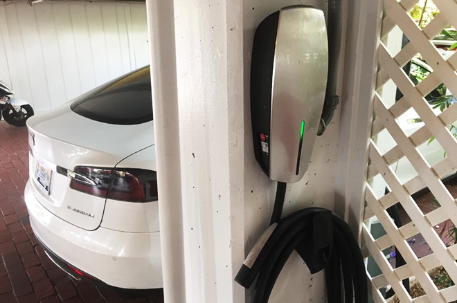 Tesla charger install